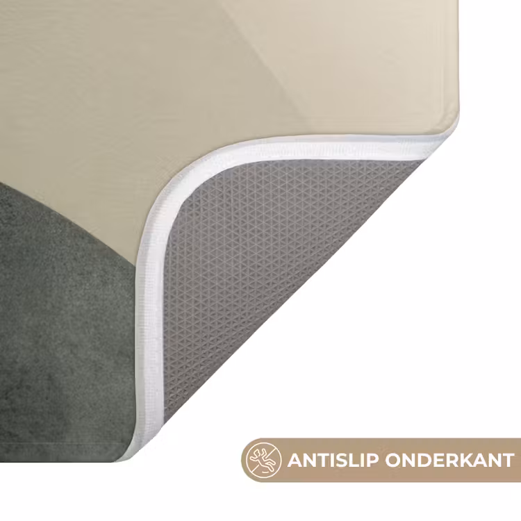 WC Mat - Vlakken - Abstract - Beige - Cirkels — 4
