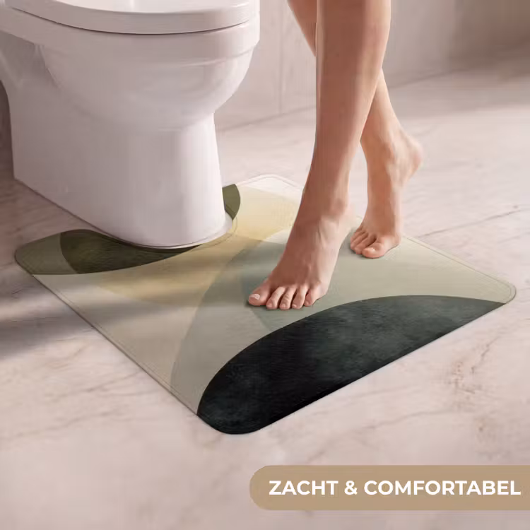 WC Mat - Vlakken - Abstract - Beige - Cirkels — 5