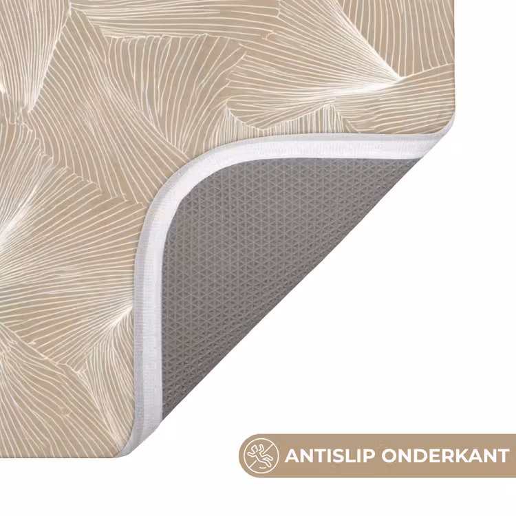 WC Mat - Organisch - Textuur - Beige — 4