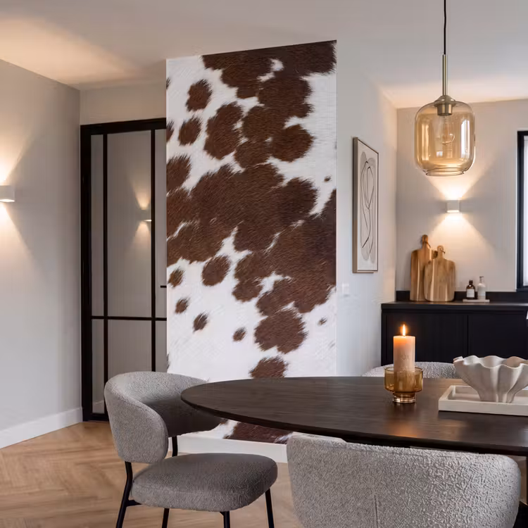 Behang - Koeienhuid - Klassiek - Bruin — 5