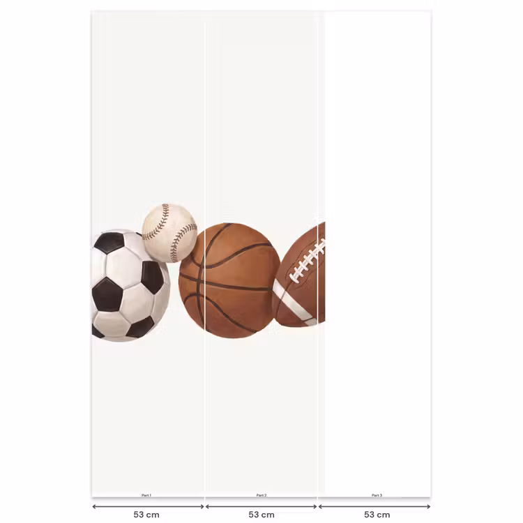 Behang - Sport - Ballen - Illustratie — 6
