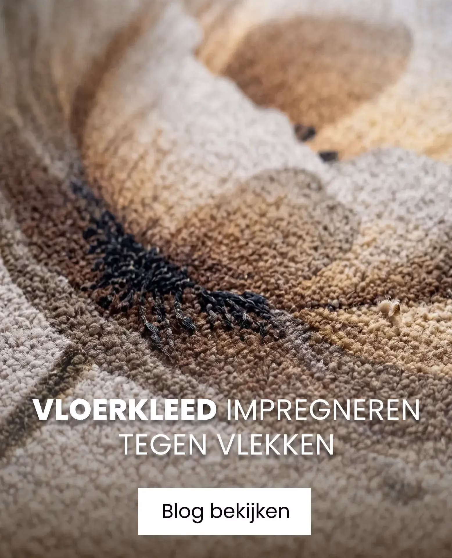 close-up van een vloerkleed
