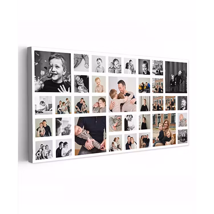 Canvas collage - Liggend - 35 foto's — 1