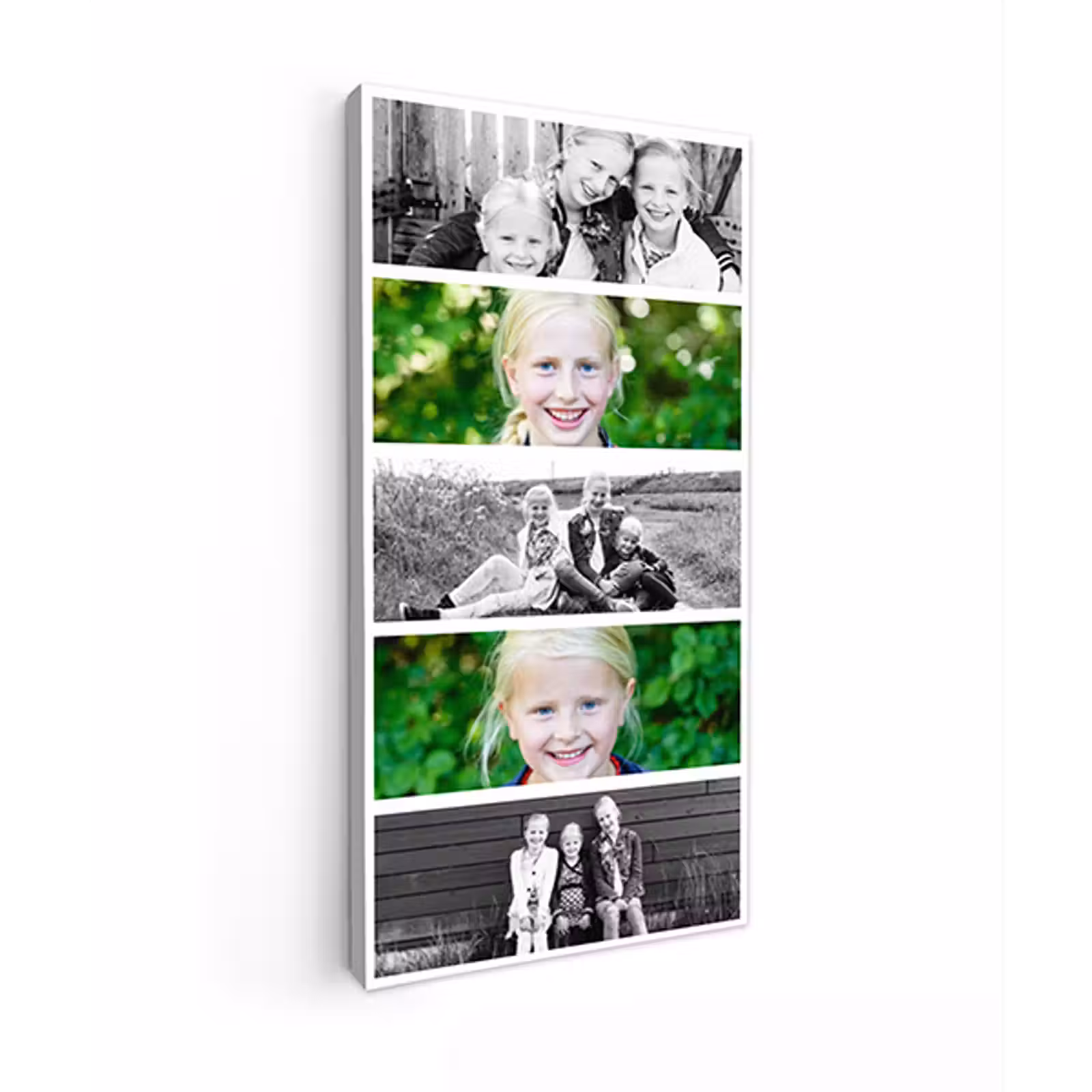 Canvas collage - Staand - 5 foto's — 1