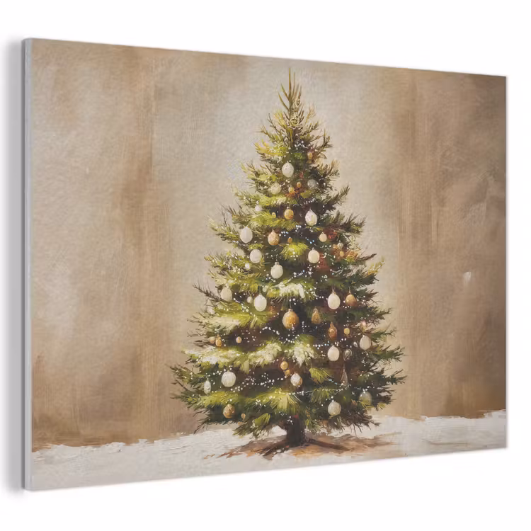 Akoestisch schilderij - Kerst - Sfeer - Groen — 1