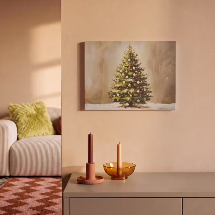 Akoestisch schilderij - Kerst - Sfeer - Groen — 2