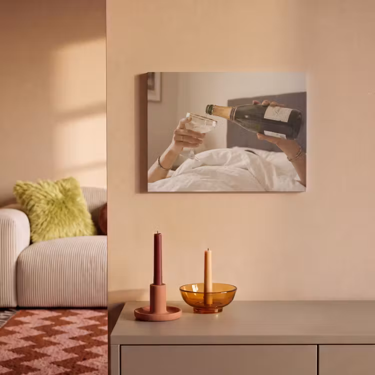 Akoestisch schilderij - Champagne - Bed - Bubbels — 2