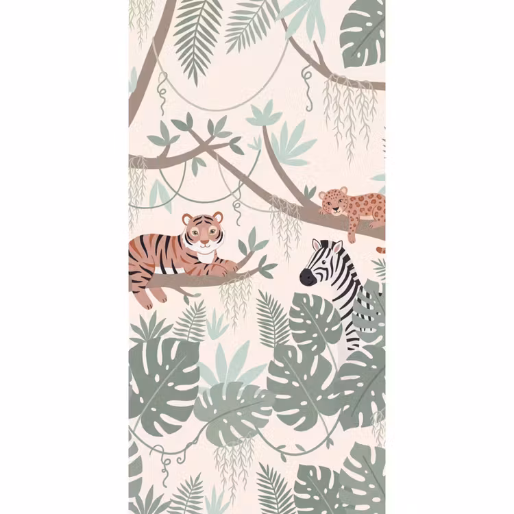 Behang - Jungle - Rustiek - Pastel — 2