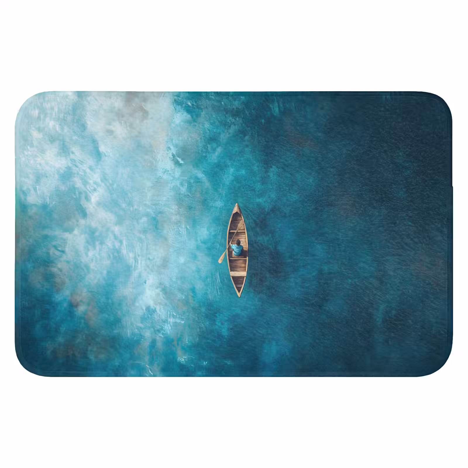 Badmat - Bootje - Water - Blauw — 1