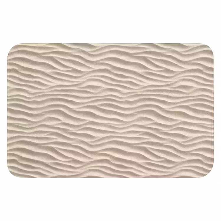 Badmat - Zand - Golven - Beige — 1