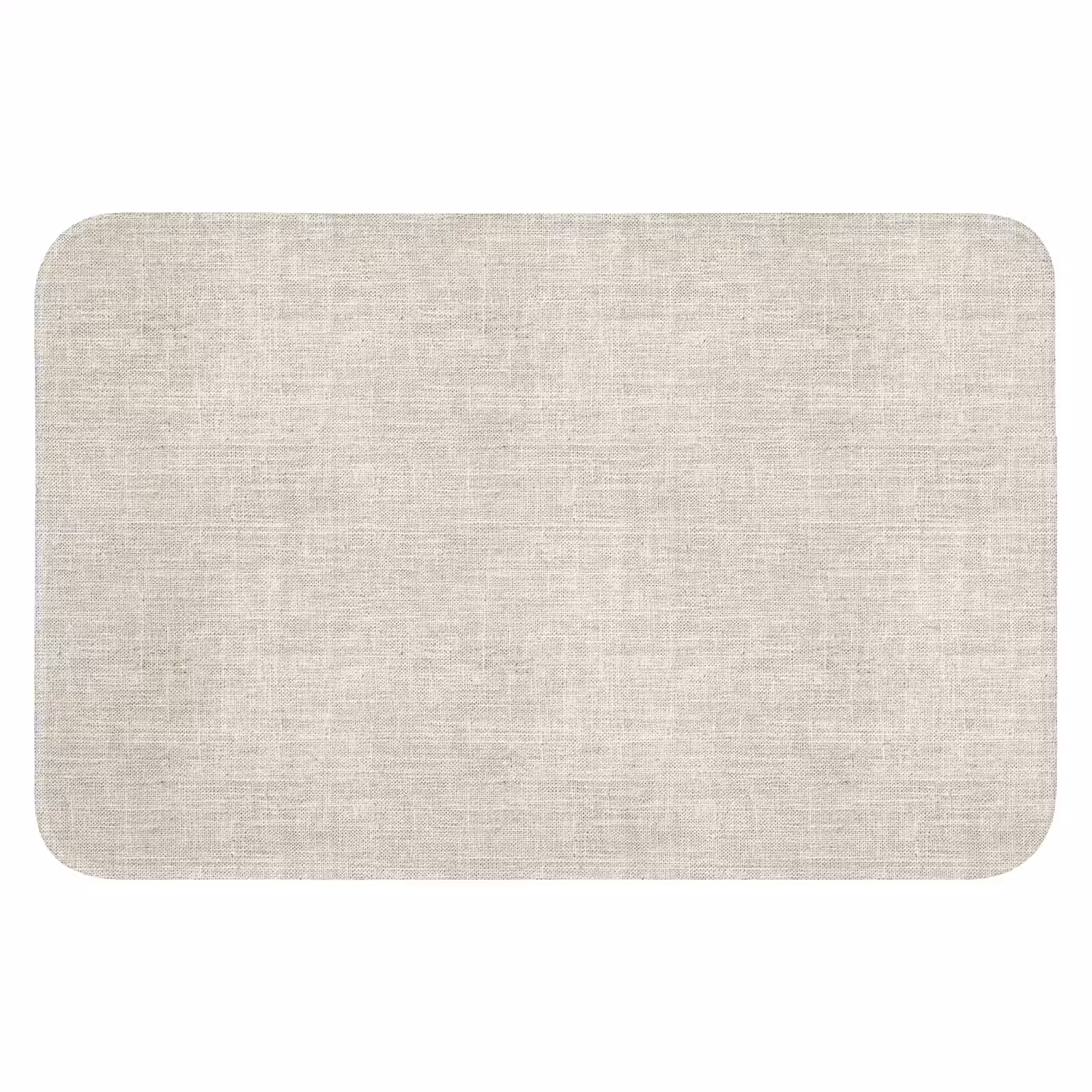 Badmat - Linnen - Textuur - Beige — 1