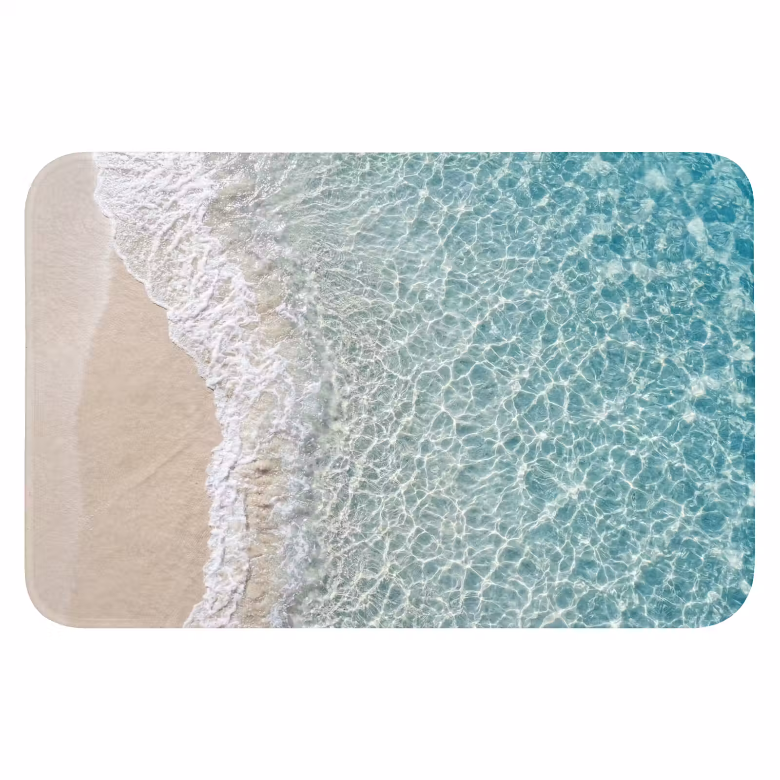 Badmat - Kust - Zand - Blauw — 1