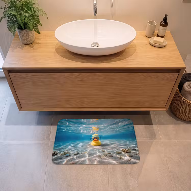 Badmat - Duikbril - Eend - Water — 2