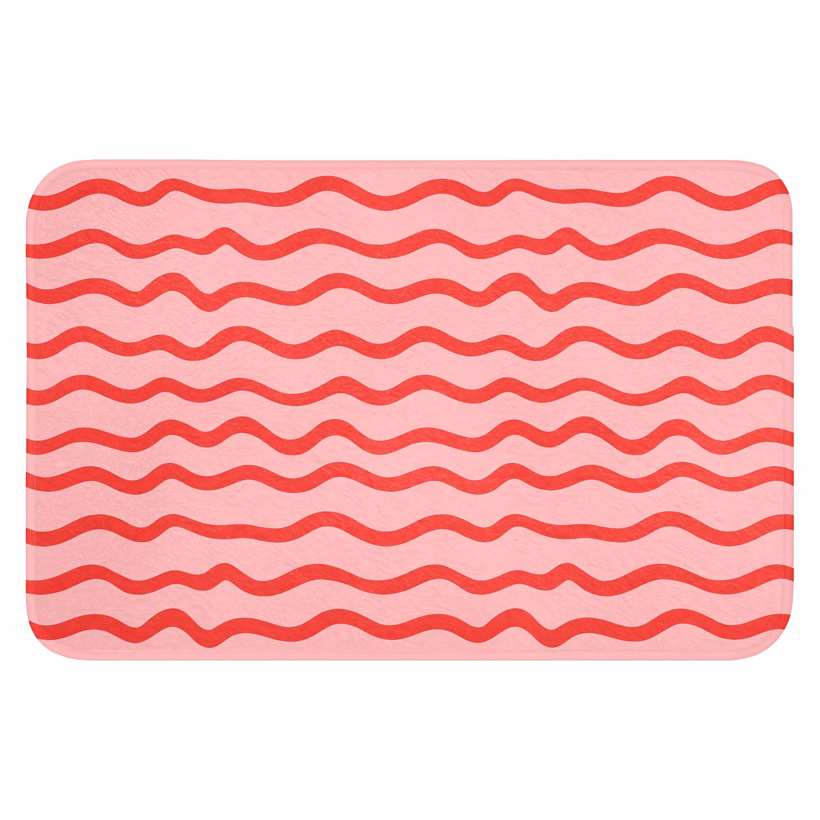 Badmat - Speels - Patroon - Rood — 1