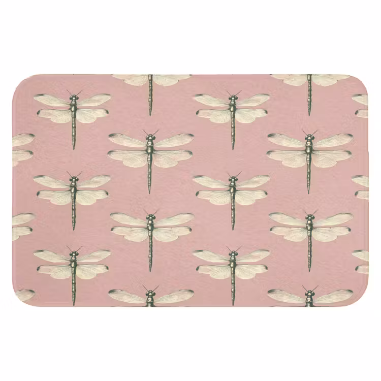 Badmat - Lillibellen - Patroon - Roze — 1
