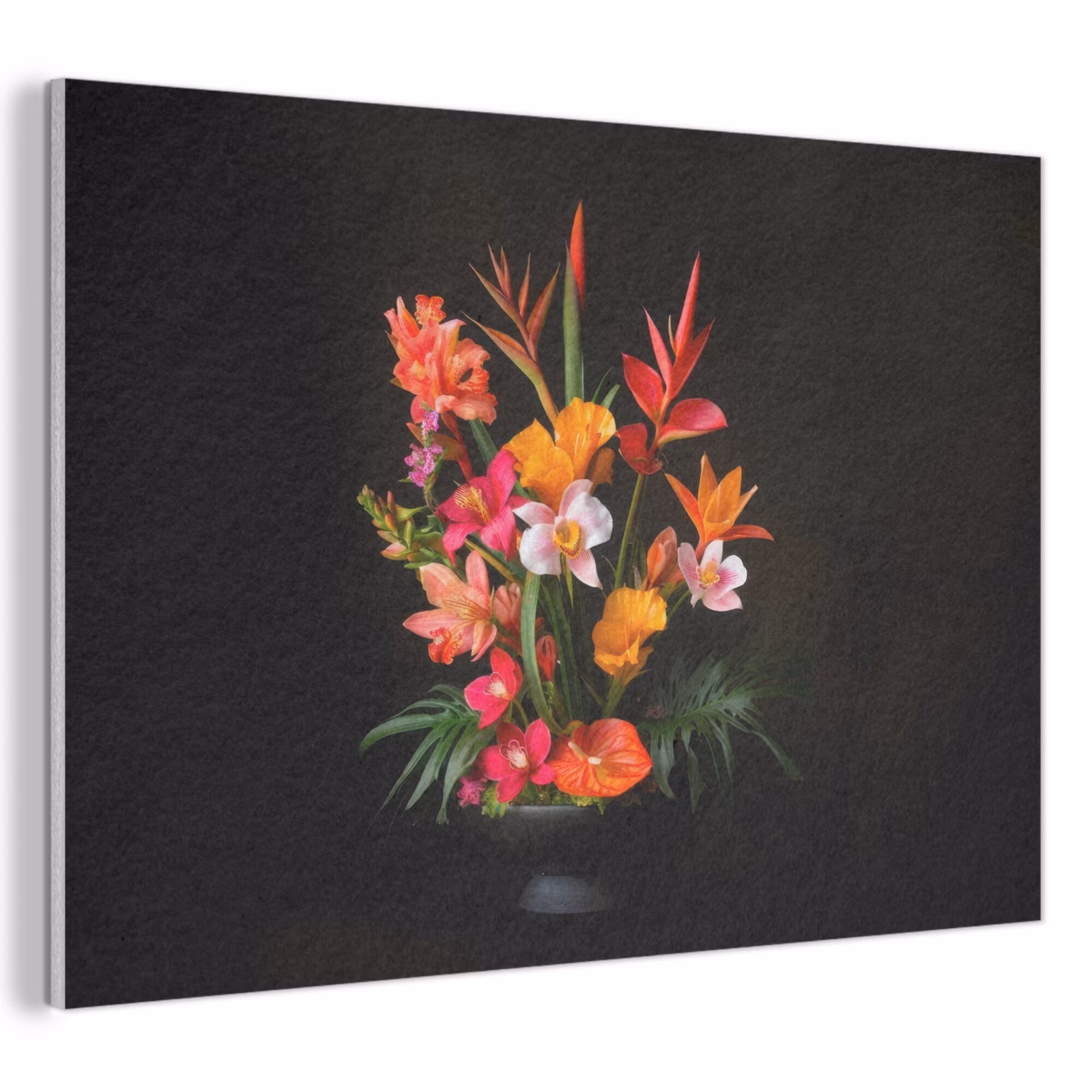 Akoestisch schilderij - Boeket - Bloemen - Exotisch — 1