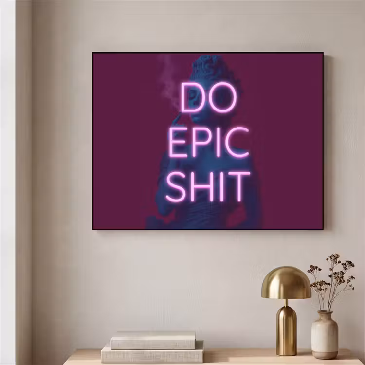 Art frame - Buste - Neon - LED - Letters — 5