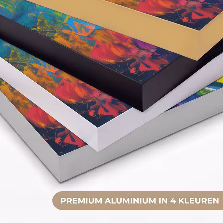 Art frame - Oude man - Expressief - Kleurrijk — 2