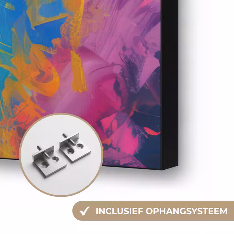 Art frame - Oude man - Expressief - Kleurrijk — 6