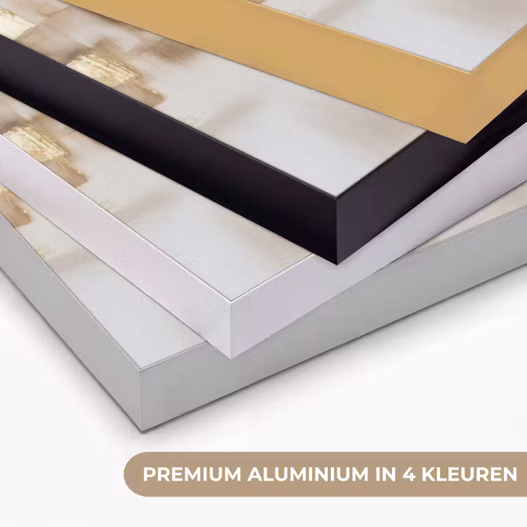 Art frame - Abstracte vierkanten - Aardetonen - Mistig — 2