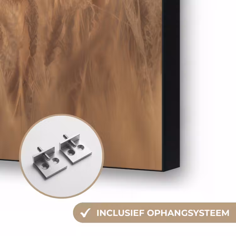 Art frame - Hert - Graanveld - Bruin — 6
