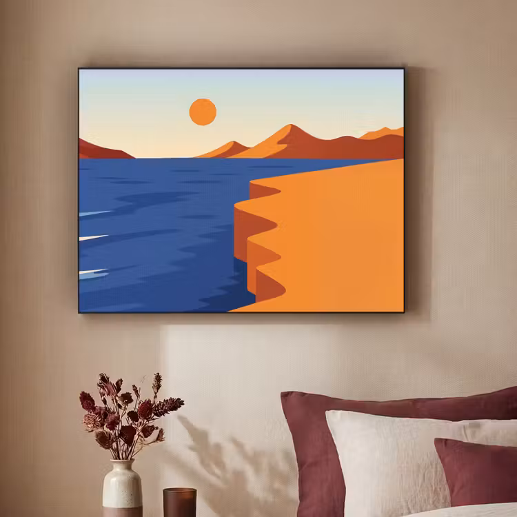 Art frame - Landschap - Bergen - Zon - Zee — 3