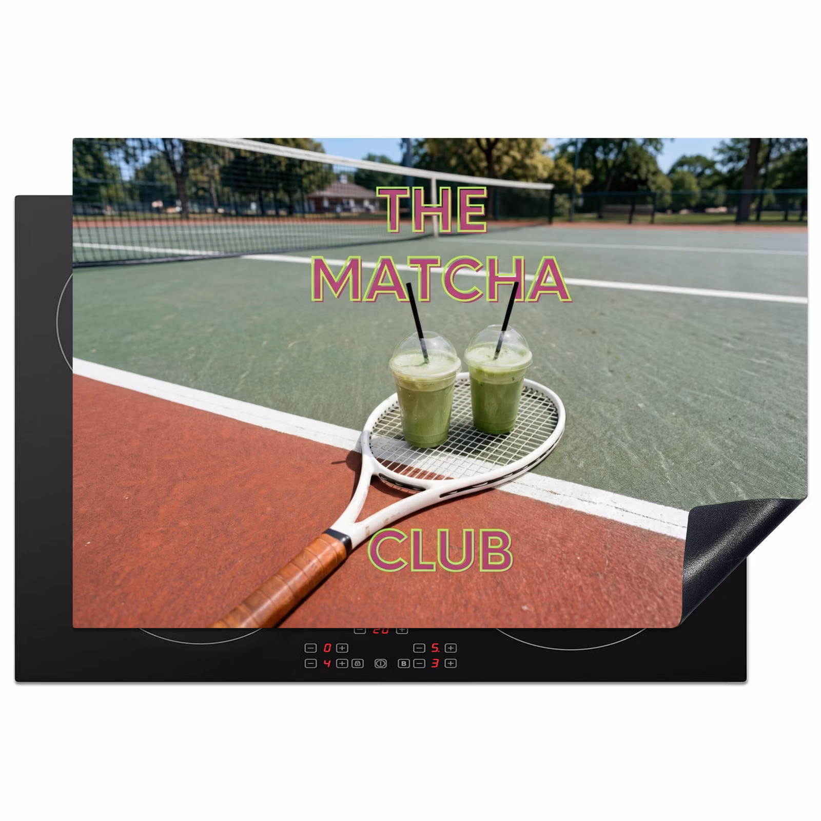 Inductiebeschermer - Matcha Club - Tennis - Matcha — 1
