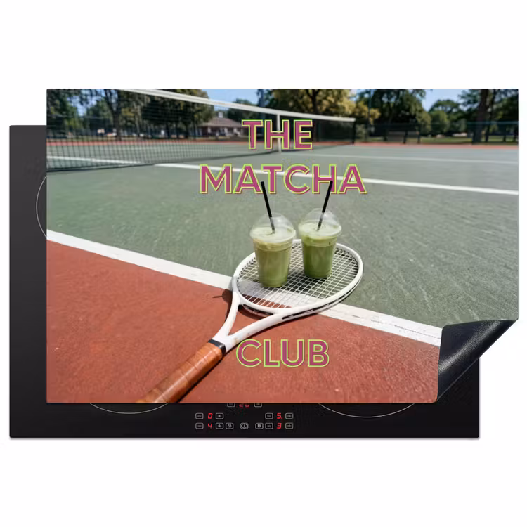 Inductiebeschermer - Matcha Club - Tennis - Matcha — 1
