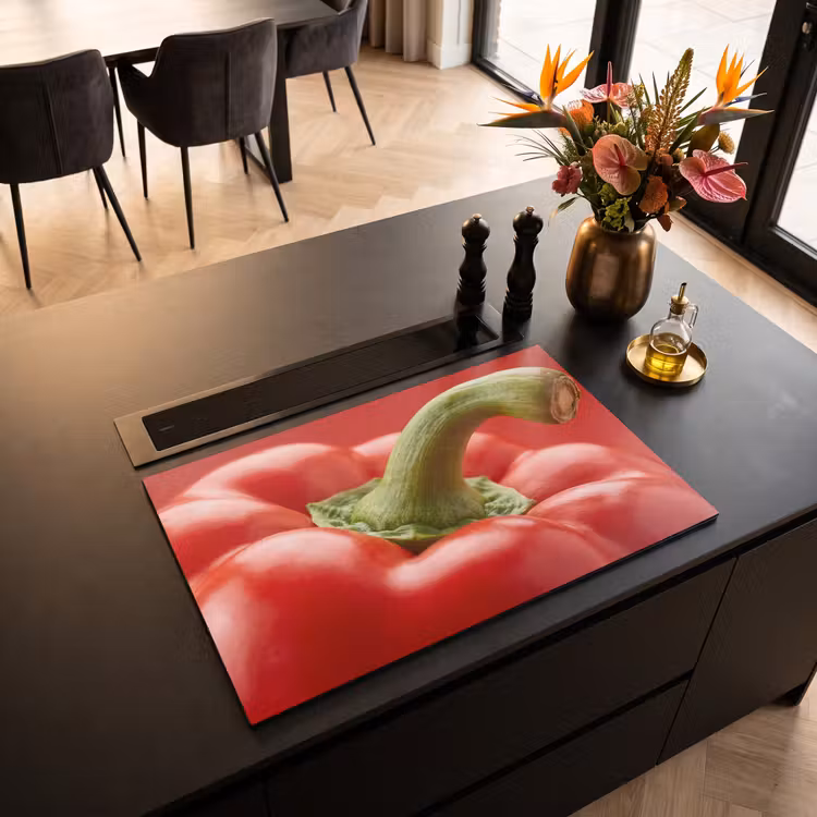 Inductiebeschermer - Eten - Paprika - Rood — 2