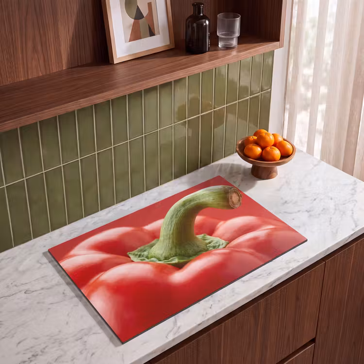 Inductiebeschermer - Eten - Paprika - Rood — 3
