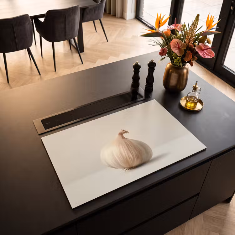 Inductiebeschermer - Knoflook - Natuurlijk - Beige — 2