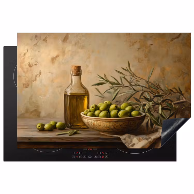 Inductiebeschermer - Olijven - Stilleven - Vintage — 1
