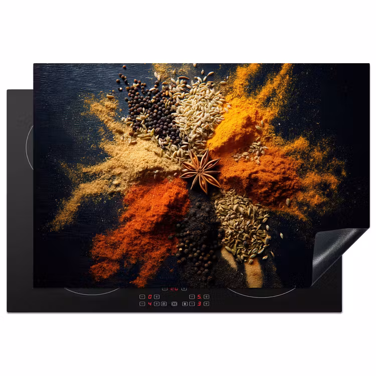 Inductiebeschermer - Specerijen - Explosie - Oranje — 1