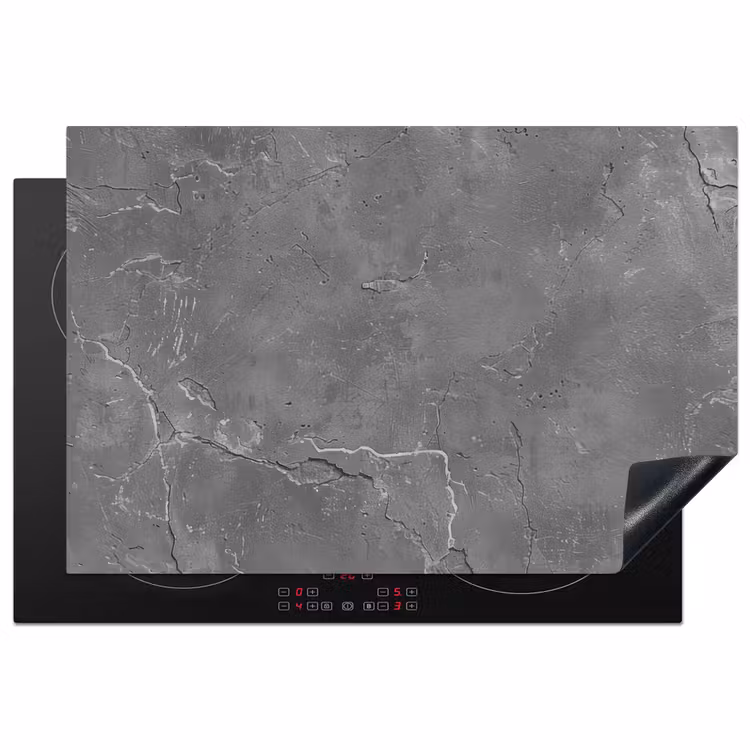 Inductiebeschermer - Beton - Grijs - Abstract - Betonlook — 1