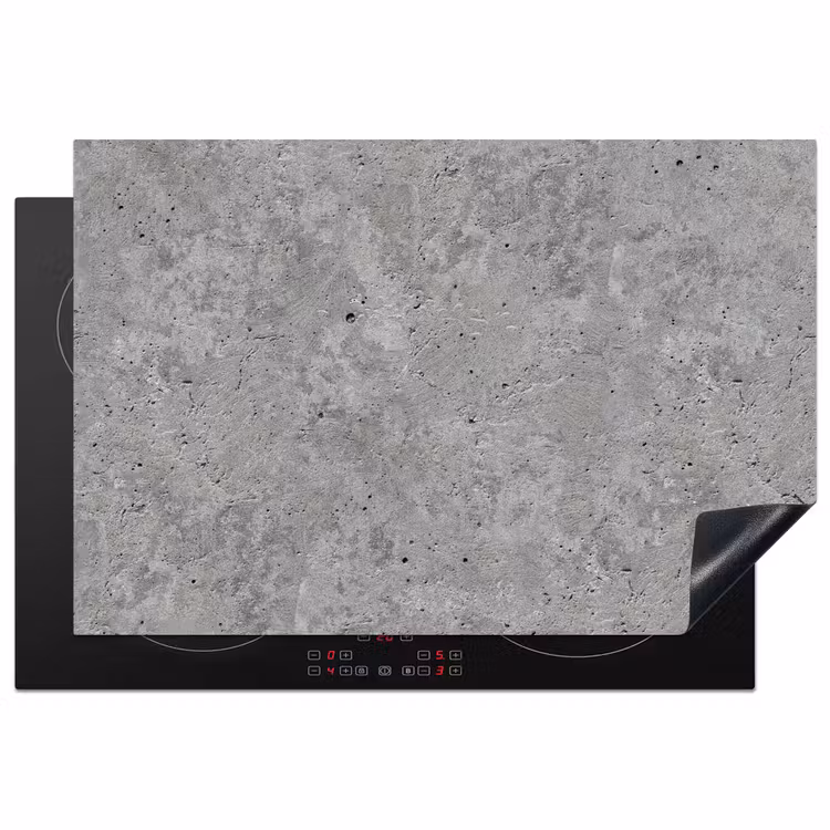 Inductiebeschermer - Beton - Leisteen - Grijs - Betonstructuur — 1