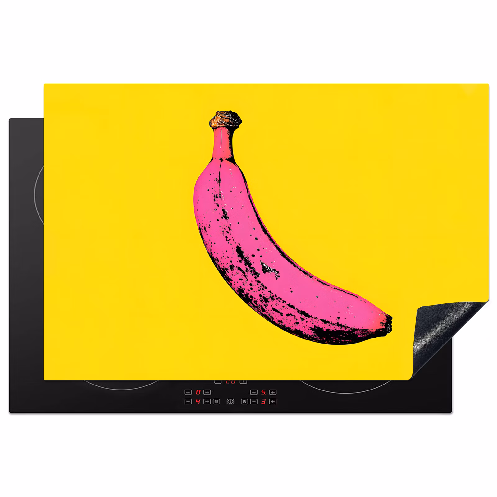 Inductiebeschermer - Banaan - Grafisch - Geel — 1