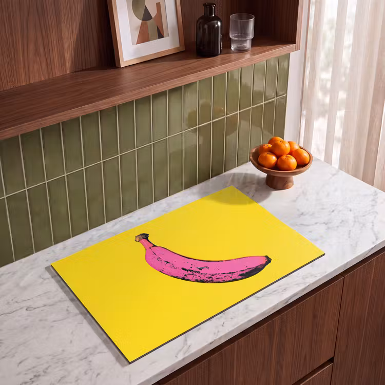 Inductiebeschermer - Banaan - Grafisch - Geel — 3
