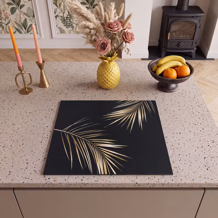 Inductiebeschermer - Gouden Elegantie van de Tropen — 3