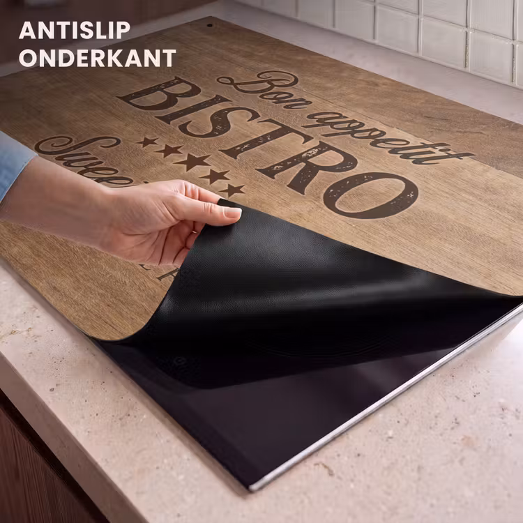 Inductiebeschermer & spatscherm (2in1) - Huiselijke Bistro Beleving — 4
