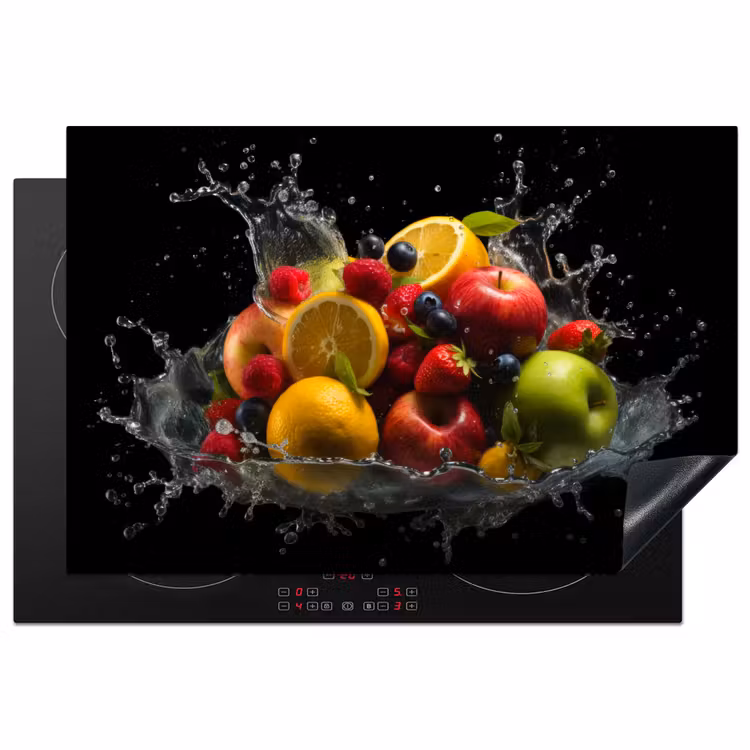 Inductiebeschermer - Fruit - Appel - Sinaasappel - Rode vruchten - Water — 1
