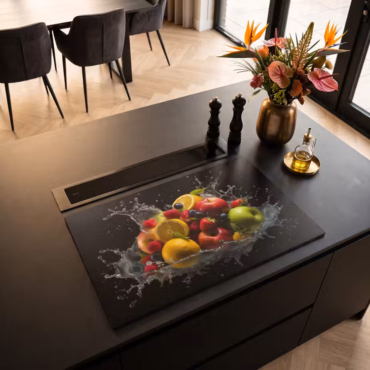 Inductiebeschermer - Fruit - Appel - Sinaasappel - Rode vruchten - Water — 2