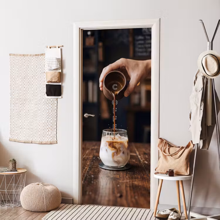 Deursticker - Espresso - Melk - Café — 8