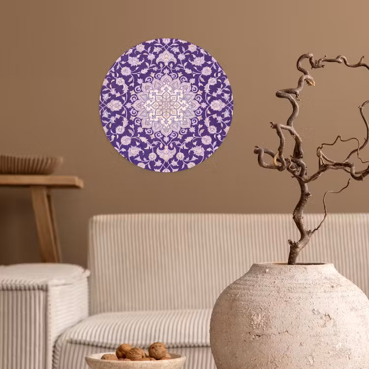 Behangcirkel - Patroon - Medallion - Oosters - Paars - Decoratie — 2