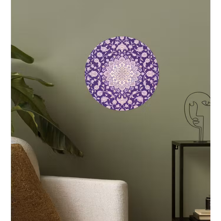 Behangcirkel - Patroon - Medallion - Oosters - Paars - Decoratie — 3