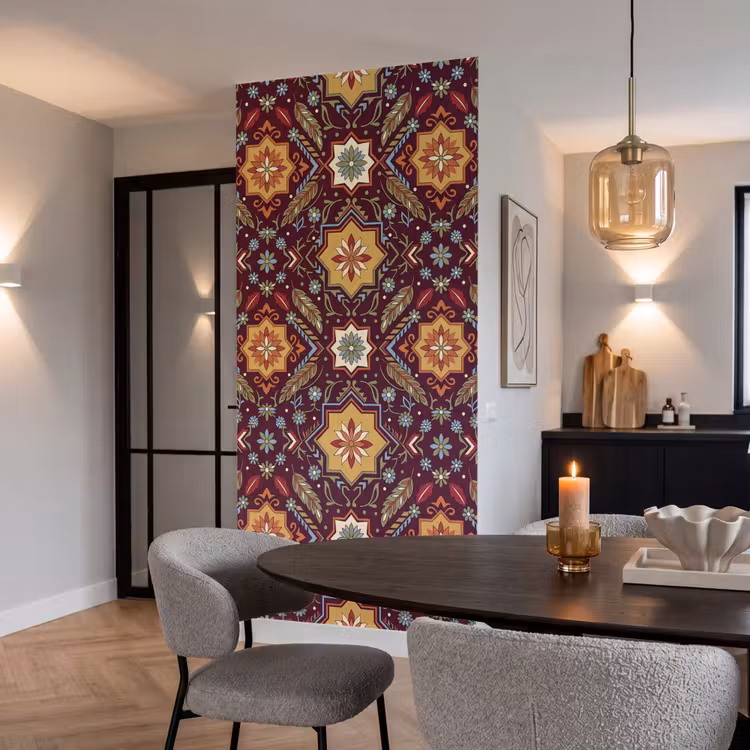 Behang - Patroon - Floraal - Geometrisch - Kleurrijk - Decoratie — 5