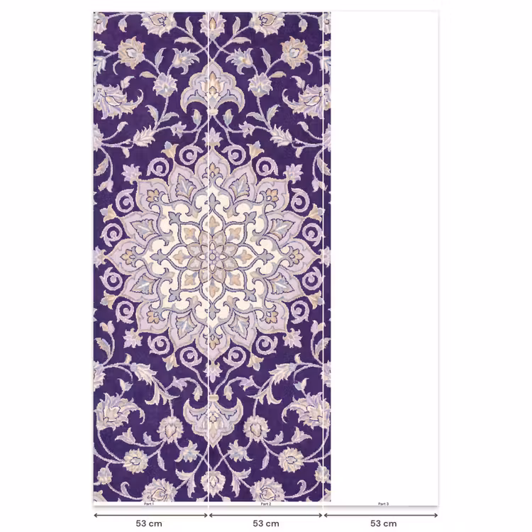 Behang - Patroon - Medallion - Oosters - Paars - Decoratie — 6