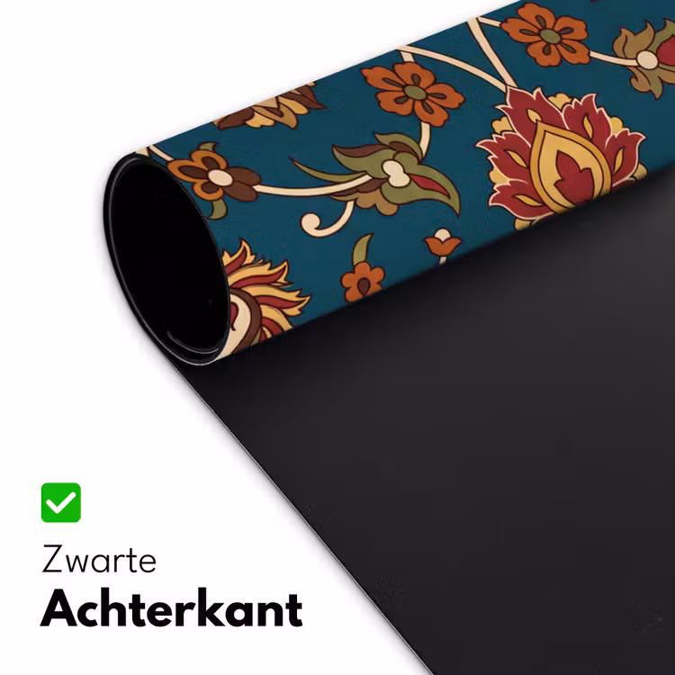 Bureau onderlegger - Ornament - Flora - Traditioneel - Klassiek - Blauwgroen — 5