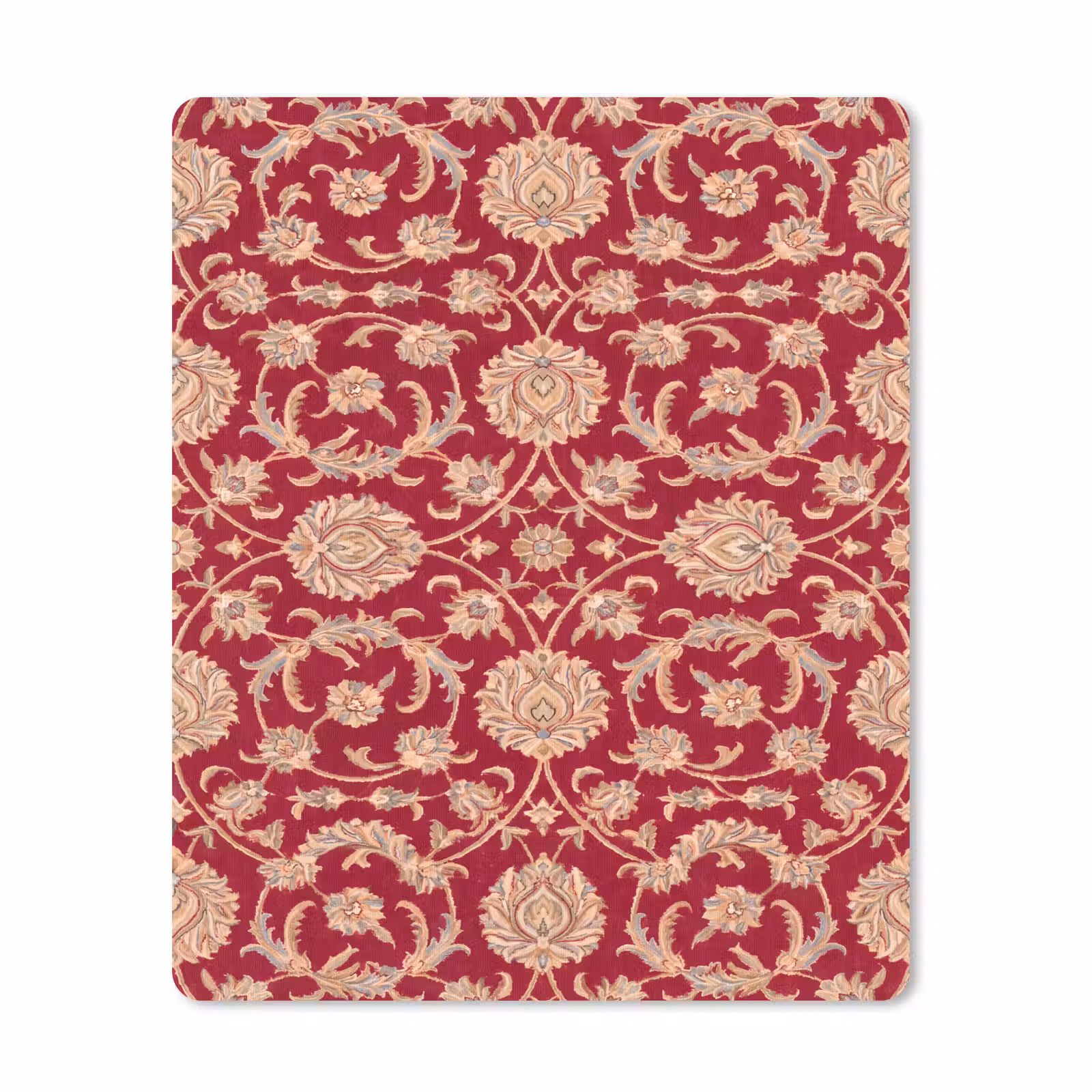 Muismat - Patroon - Bloem - Klassiek - Oosters - Rood — 1