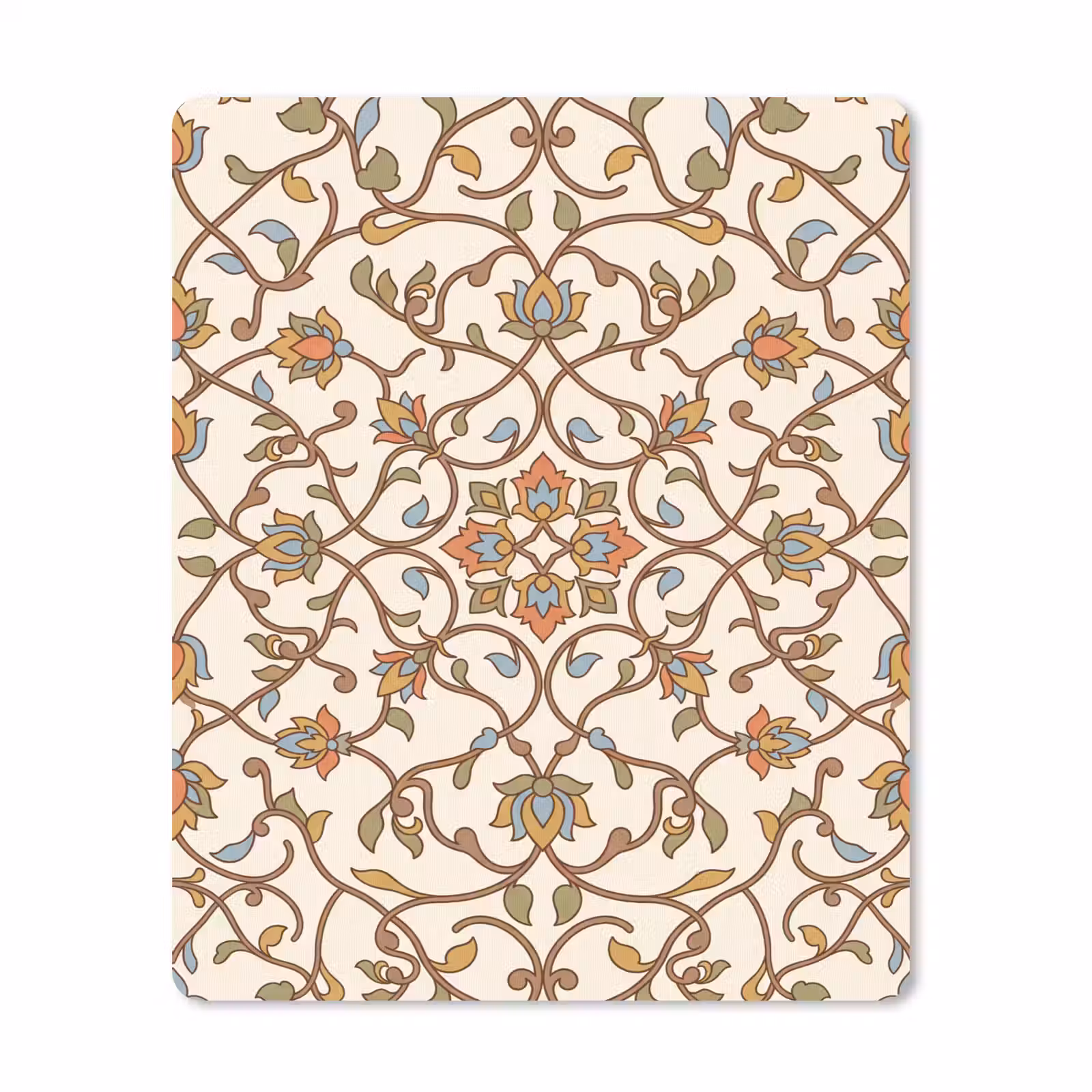 Muismat - Patroon - Bloemen - Ornament - Kleurrijk — 1