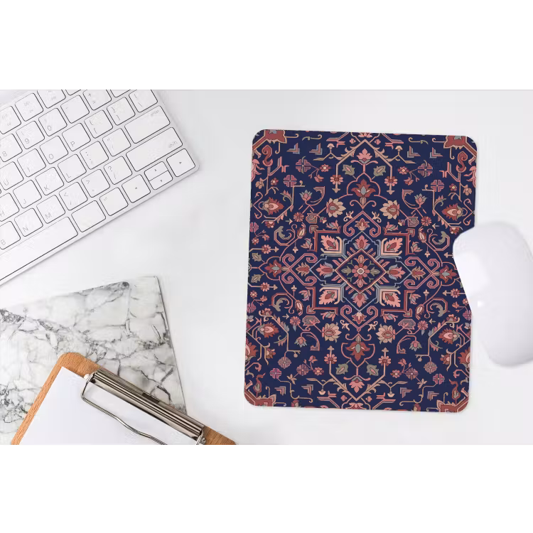 Muismat - Patroon - Oosters - Floraal - Blauw - Klassiek — 4